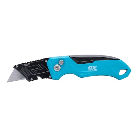 OX TOOLS Heavy Duty Fixed Blade Folding Knife - Includes 3 Blades OX-P224301